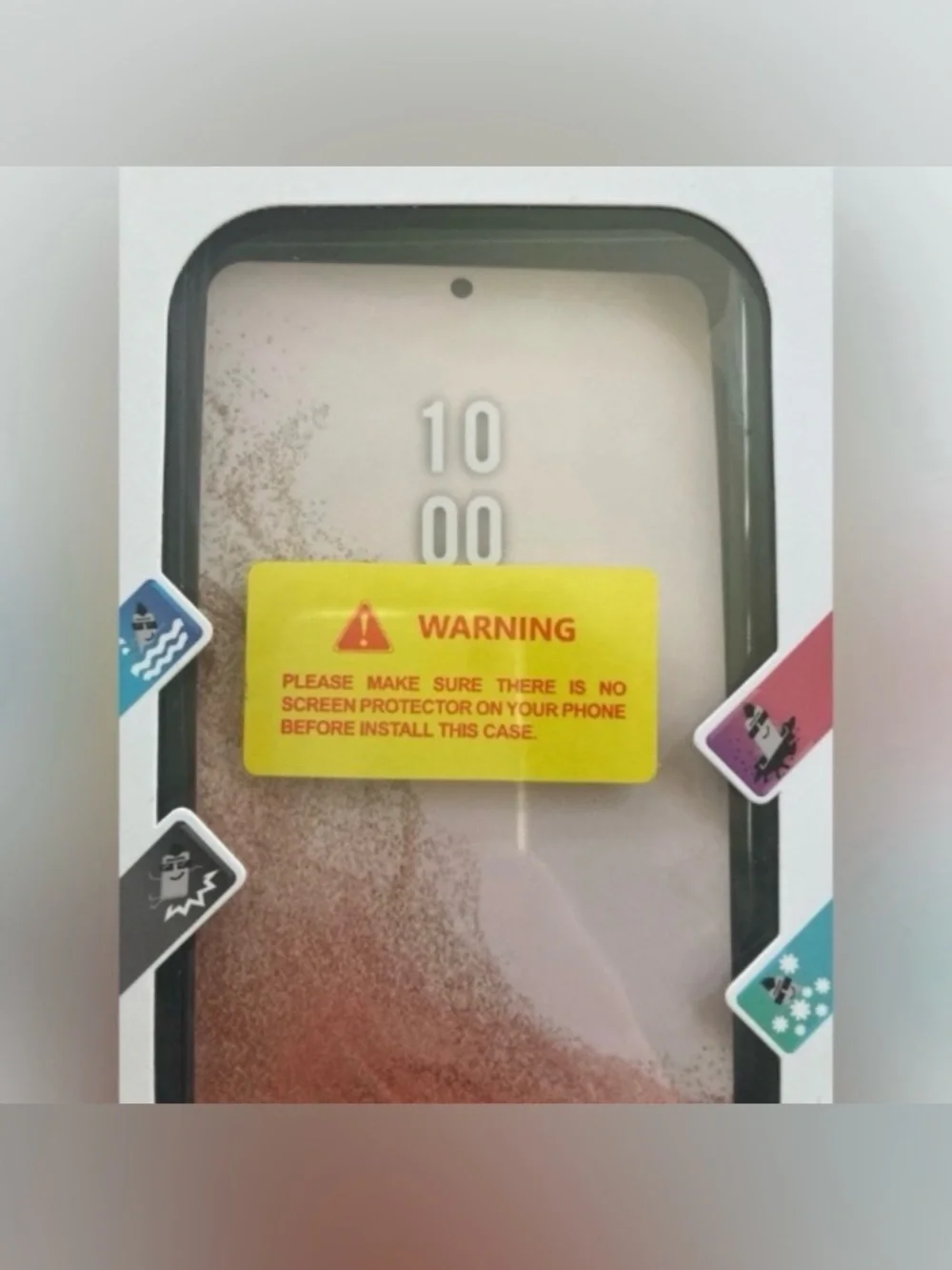Protective Phone Case for S23 Ultra — Black
